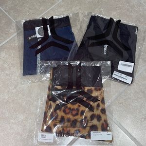 Ultracor lot of 3 leggings star leopard rhinestone